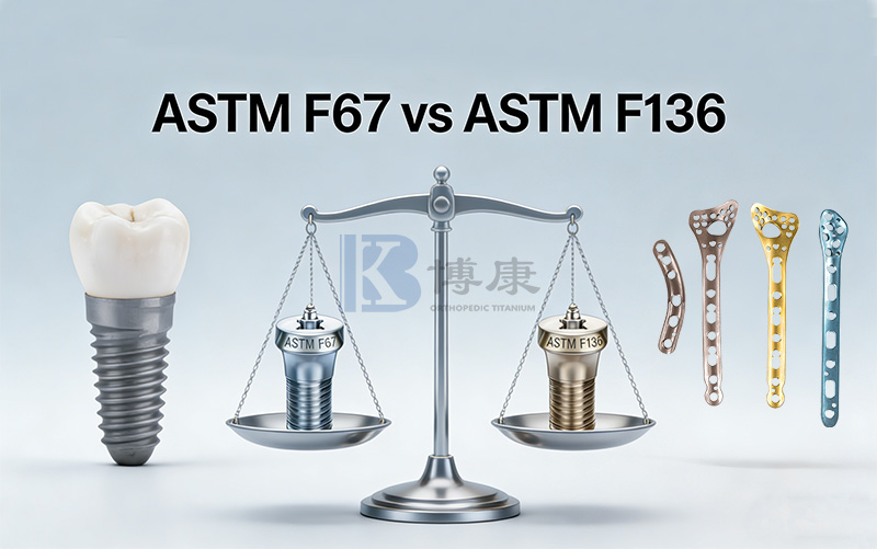 ASTM F67 và ASTM F136: Hướng dẫn toàn diện về vật liệu Titan y tế